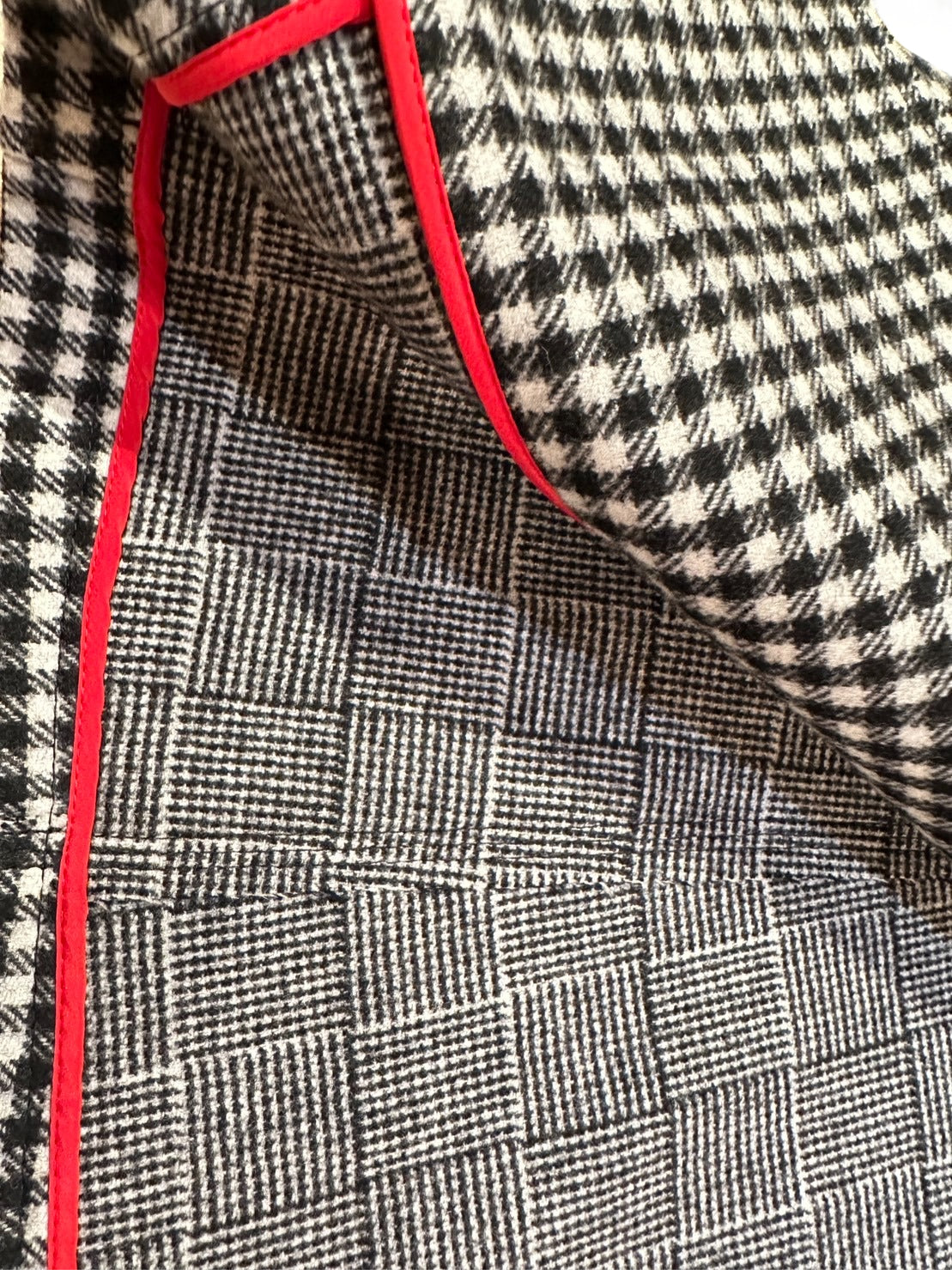 Marccain Black / White Checked Coat