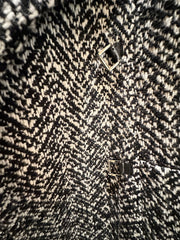 Marccain Black / White Houndstooth Coat