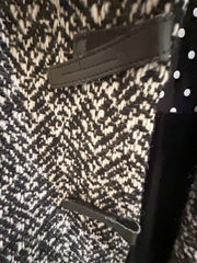 Marccain Black / White Houndstooth Coat