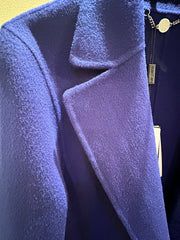 Marccain Royal Blue Long Coat