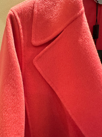 Marccain Coral Red Long Coat