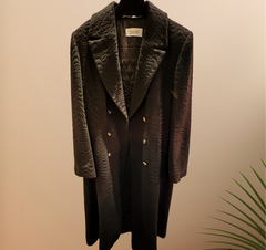 Laurel Black Long Coat