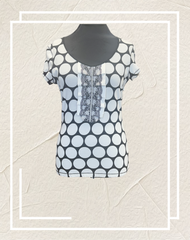 Ambiente B&W Polka Dot Blouse