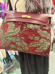 Seventy Embroider Pattern Handbag