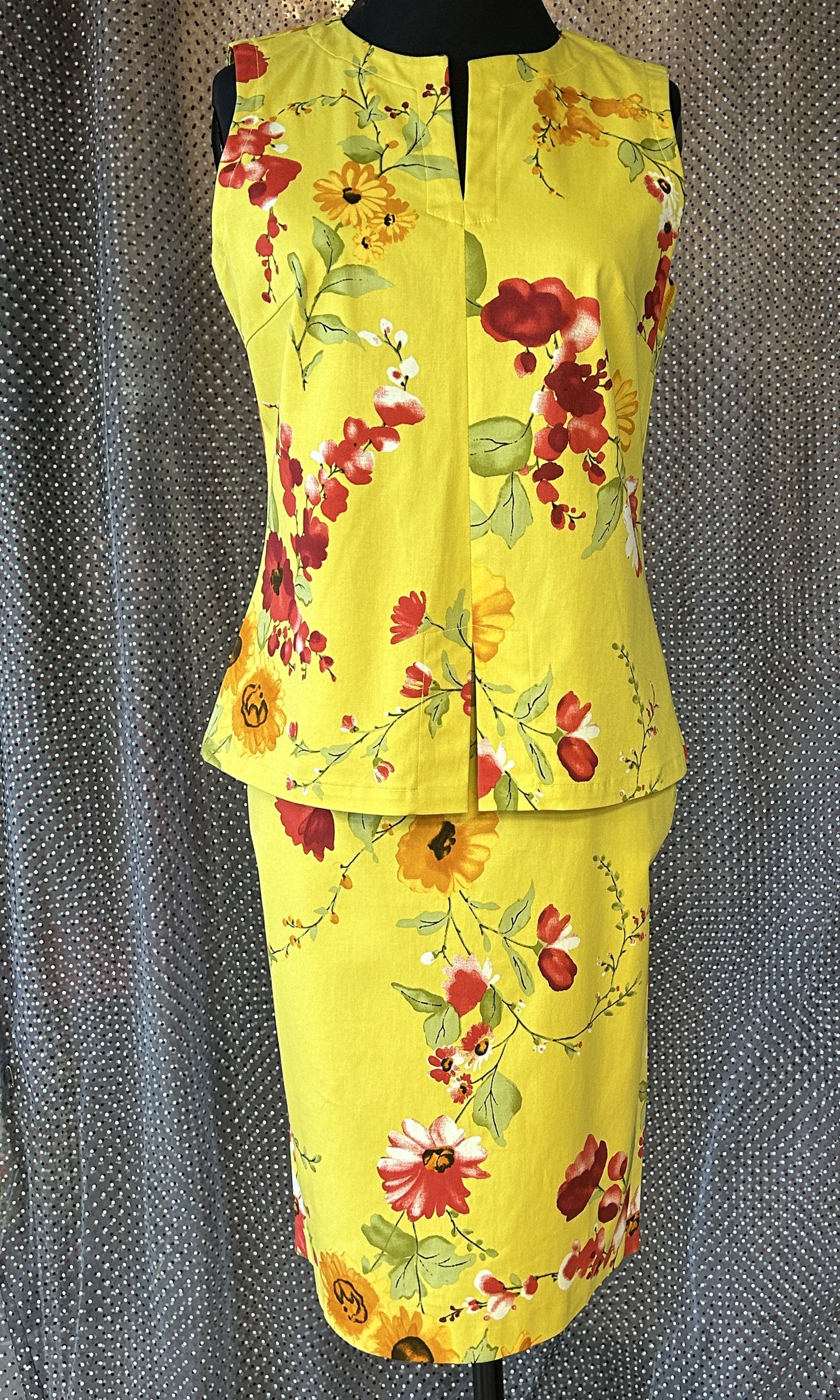 Derrico Yellow Floral Blouse