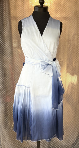 Marccain  blue silk dress