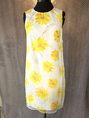 Marccain Yellow Floral Dress