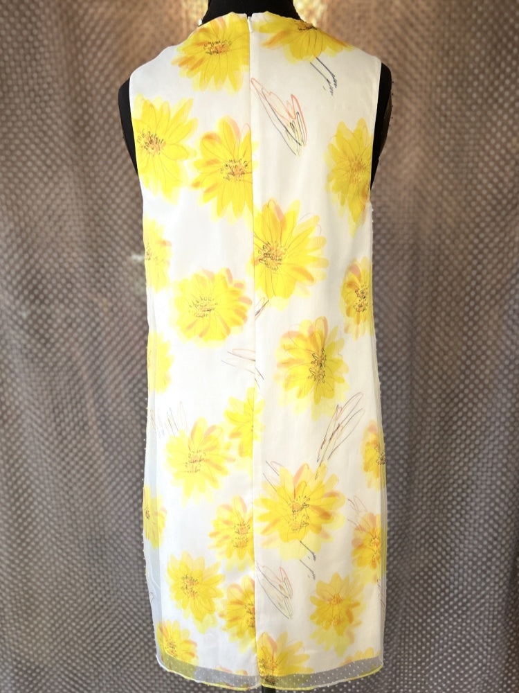 Marccain Yellow Floral Dress