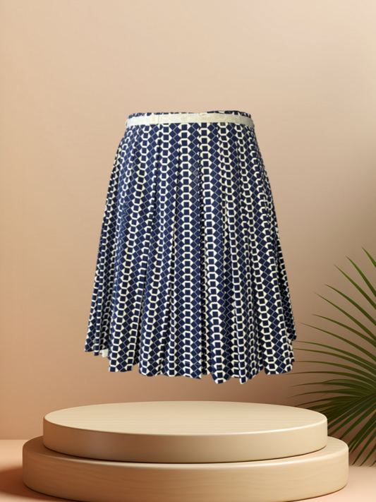 Seventy Blue Pattern Petti Skirt