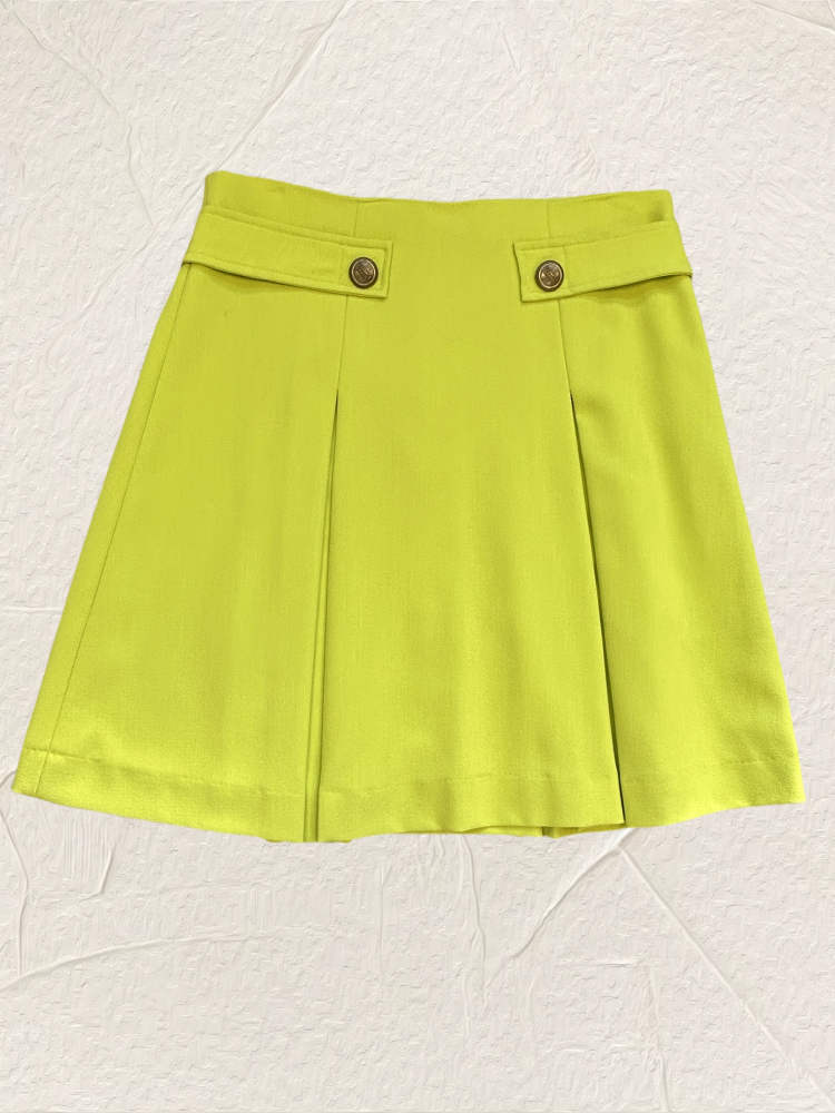 Versace Florescent Green Skirt