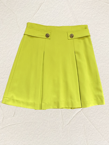 Versace Florescent Green Skirt