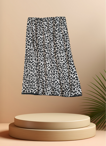 Marccain 2 Layers Leopard Print Skirt