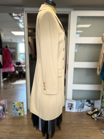 Laurel Creamy Wool Coat