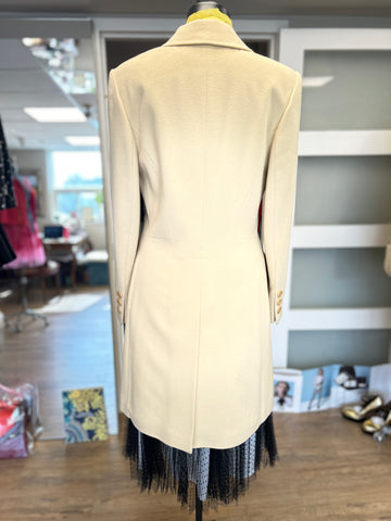 Laurel Creamy Wool Coat