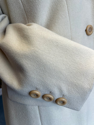 Laurel Creamy Wool Coat