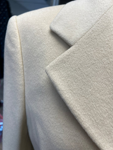 Laurel Creamy Wool Coat