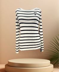 Marccain B&W Stripped Knitted Blouse