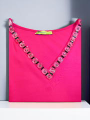 Versace Hot Pink Blouse